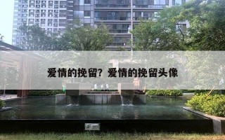 愛情的挽留？愛情的挽留頭像