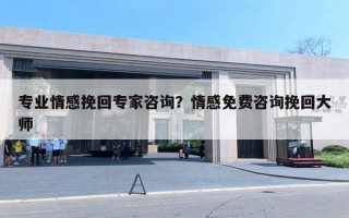 專業(yè)情感挽回專家咨詢？情感免費(fèi)咨詢挽回大師