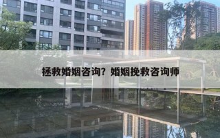 拯救婚姻咨詢？婚姻挽救咨詢師