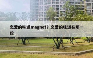 戀愛的味道m(xù)agnet？戀愛的味道在那一段