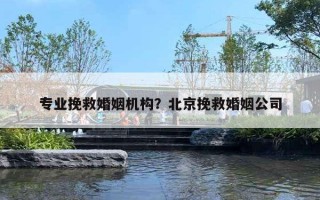 專業(yè)挽救婚姻機構(gòu)？北京挽救婚姻公司