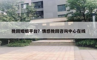 挽回婚姻平臺？情感挽回咨詢中心在線